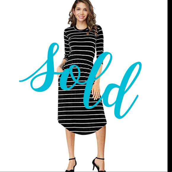 Dresses & Skirts - NWT• Stripe Dress•